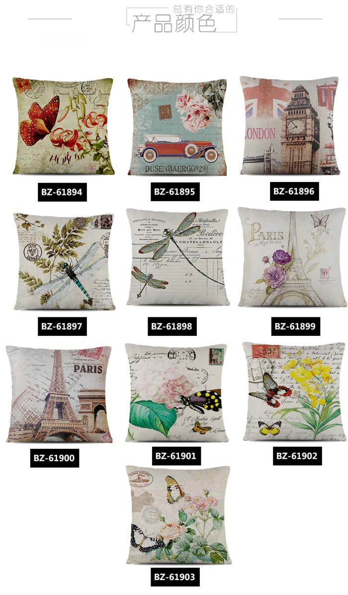 Cotton and hemp Christmas design pillow cushion cover of the office square flax European back seat cushion. Cotton and hemp Christmas design pillow cushion cover of the office square flax European back seat cushion.
