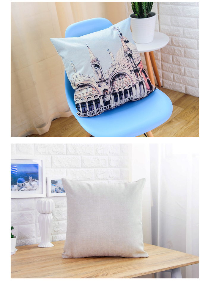 Cotton and hemp Christmas design pillow cushion cover of the office square flax European back seat cushion. Cotton and hemp Christmas design pillow cushion cover of the office square flax European back seat cushion.