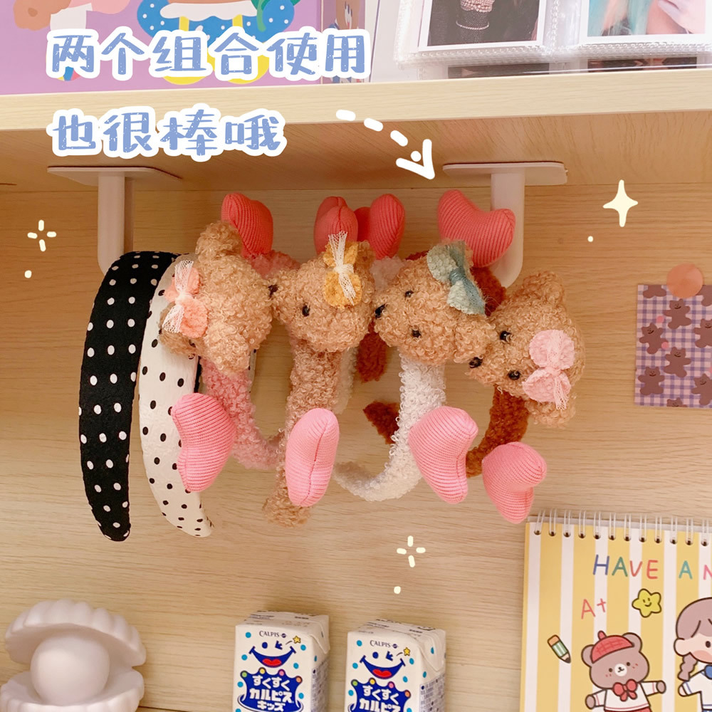 Hook Strong Load-Bearing Adhesive Punch-Free Student Dormitory Wall Hanging Wall Strip Large Seamless Sticky Hook Jewelry Rack