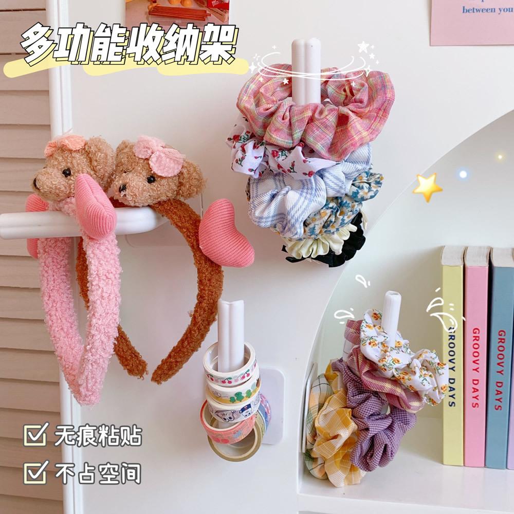 Hook Strong Load-Bearing Adhesive Punch-Free Student Dormitory Wall Hanging Wall Strip Large Seamless Sticky Hook Jewelry Rack