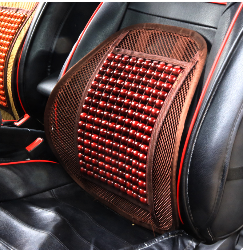 Automobile wood bead waist by ventilation massage waist cushion seat back Automobile wood bead waist by ventilation massage waist cushion seat back