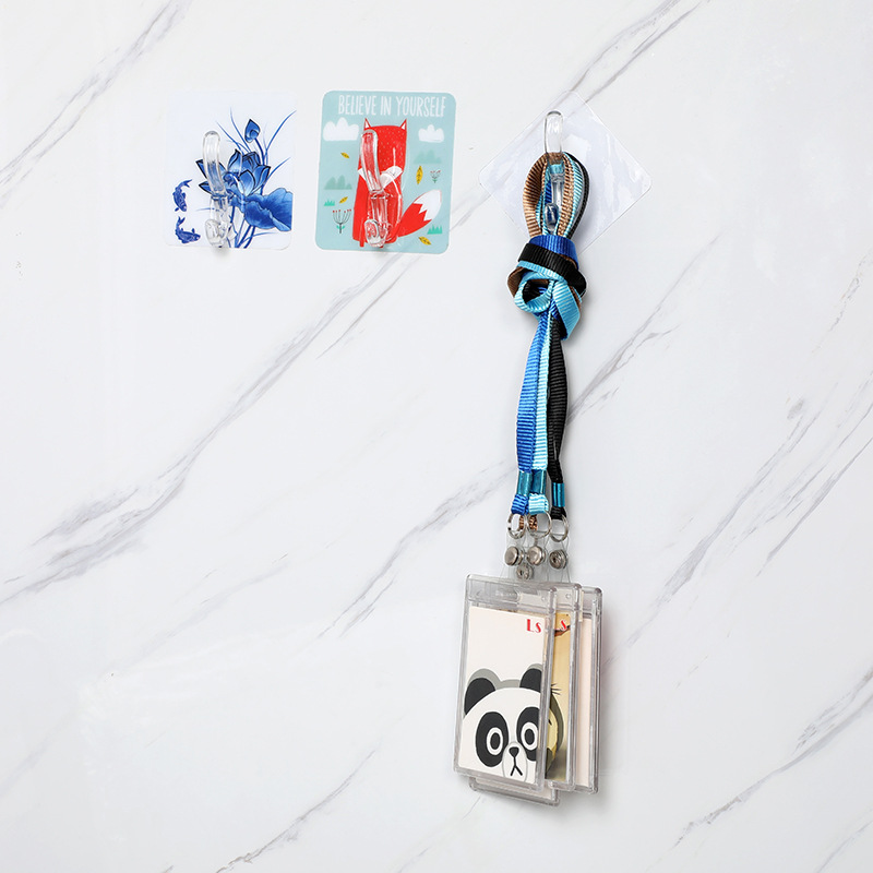 Invisible Bathroom Wall Hook Strong Load-Bearing Transparent Plastic Hook behind the Wall Door Sticky Hook Punch-Free Hook Invisible Bathroom Wall Hook Strong Load-Bearing Transparent Plastic Hook behind the Wall Door Sticky Hook Punch-Free Hook