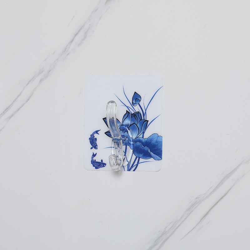 Invisible Bathroom Wall Hook Strong Load-Bearing Transparent Plastic Hook behind the Wall Door Sticky Hook Punch-Free Hook Invisible Bathroom Wall Hook Strong Load-Bearing Transparent Plastic Hook behind the Wall Door Sticky Hook Punch-Free Hook