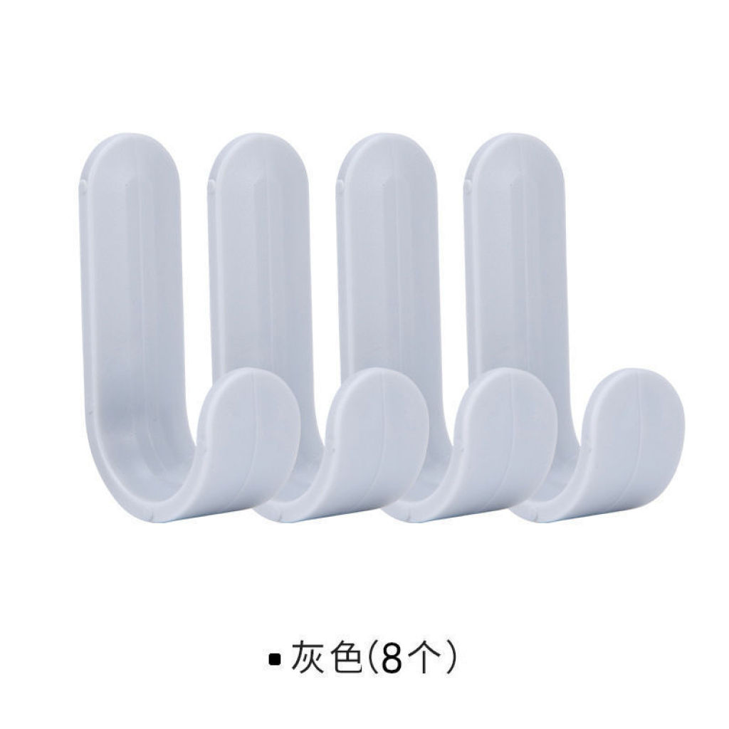Simple Nordic Style J-Type Hook Strong Sticky Hook No Traces on the Walls Load-Bearing Bathroom Punch-Free Jewelry Hat-and-Coat Hook Simple Nordic Style J-Type Hook Strong Sticky Hook No Traces on the Walls Load-Bearing Bathroom Punch-Free Jewelry Hat-and-Coat Hook