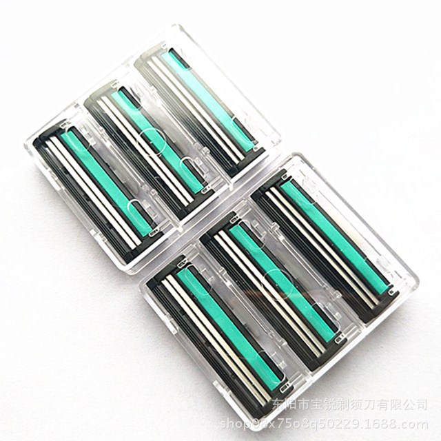 Jierui Brand Manual Shaver Pieces OldFashioned Shaver Stainless Steel DoubleLayer Replaceable Cutter Head Jierui Brand Manual Shaver Pieces OldFashioned Shaver Stainless Steel DoubleLayer Replaceable Cutter Head