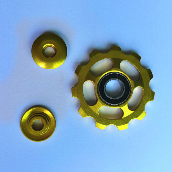 Mountain Rear Derailleur Jockey Pulley Bearing Anode CNC Sprocket Accessories One Price