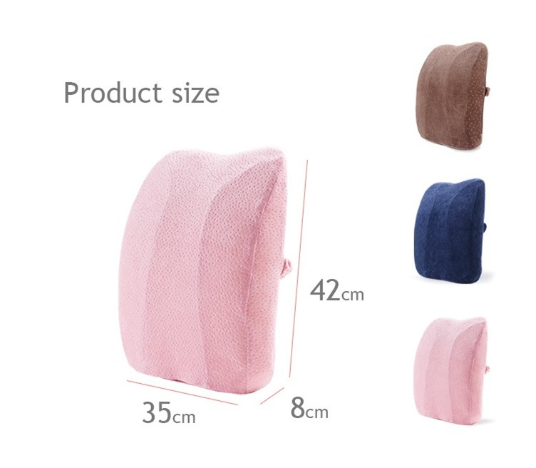 Back pillow memory cotton thickened turned Back against car pillow slow rebound Back core Office seat Back cushion Back pillow memory cotton thickened turned Back against car pillow slow rebound Back core Office seat Back cushion