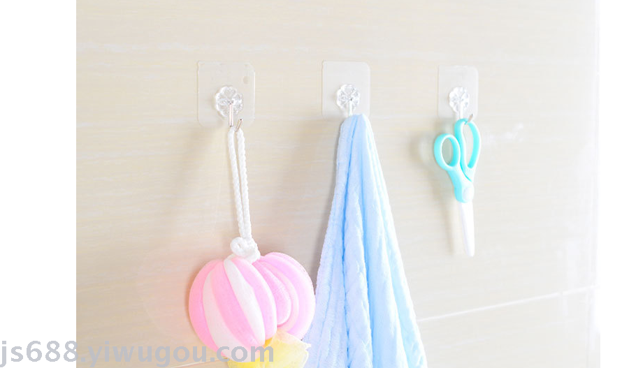 Hook adhesive stick wall hanging load-bearing suction cup kitchen hook after traceless paste door without hole hook Hook adhesive stick wall hanging load-bearing suction cup kitchen hook after traceless paste door without hole hook