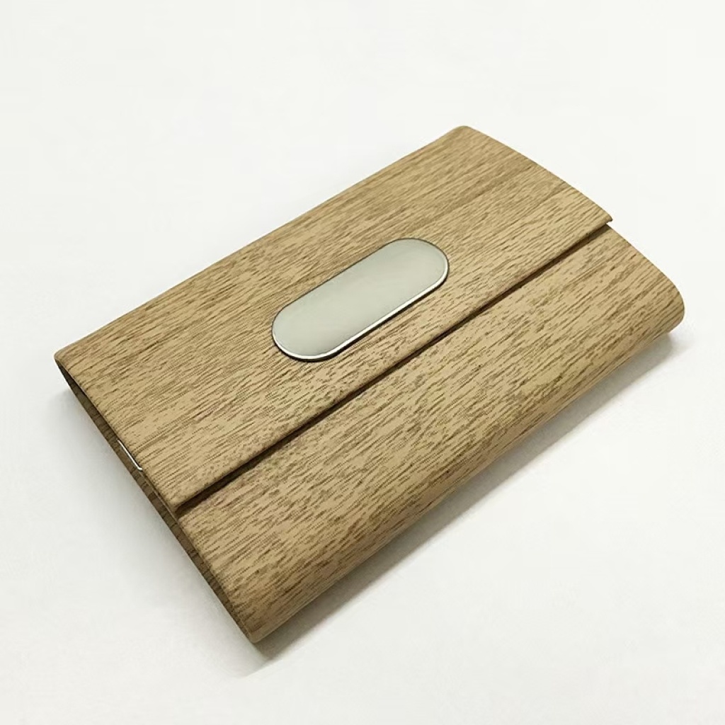Curved Business Card Case Metal Sticker Buckle Business Card Holder Men's and Women's Business Card Case PU Leather Business Card Holder Sub Curved Business Card Case Metal Sticker Buckle Business Card Holder Men's and Women's Business Card Case PU Leather Business Card Holder Sub