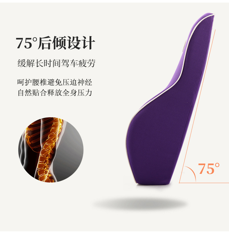 Set Pillow Back Cushion Waist Support for Car Interior Seat Four Seasons Universal New Slow Rebound Special Offer