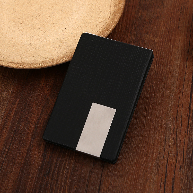 Direct sales manufacturers produce business leather rectangular business card case card clip leather business card case Direct sales manufacturers produce business leather rectangular business card case card clip leather business card case