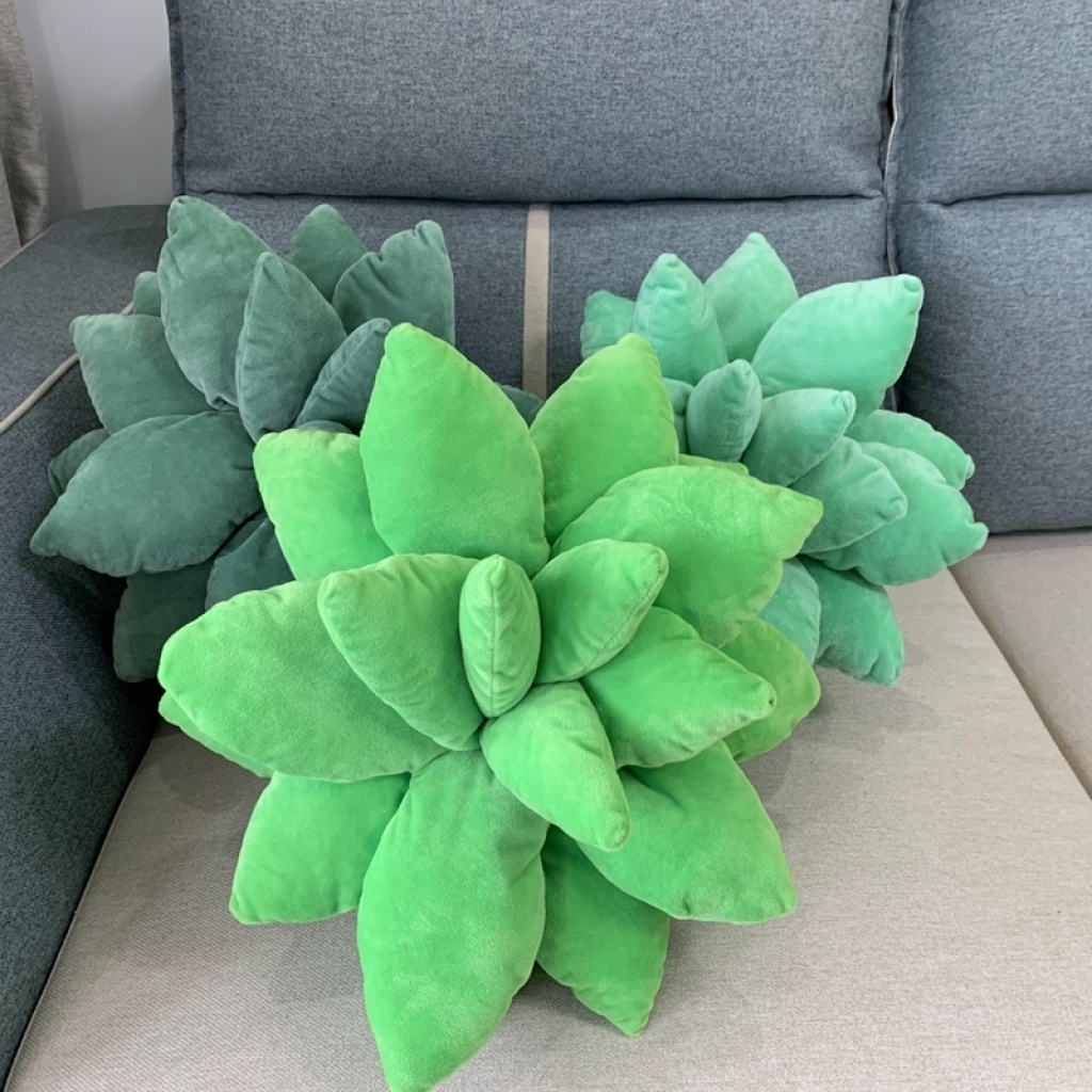 INS Nordic Home Simulation Succulent Pillow Green Bedside Back Cushion/Seat Cushion Birthday Gift for Girls Plush Toy INS Nordic Home Simulation Succulent Pillow Green Bedside Back Cushion/Seat Cushion Birthday Gift for Girls Plush Toy
