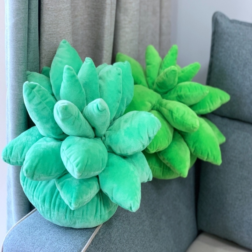 INS Nordic Home Simulation Succulent Pillow Green Bedside Back Cushion/Seat Cushion Birthday Gift for Girls Plush Toy INS Nordic Home Simulation Succulent Pillow Green Bedside Back Cushion/Seat Cushion Birthday Gift for Girls Plush Toy