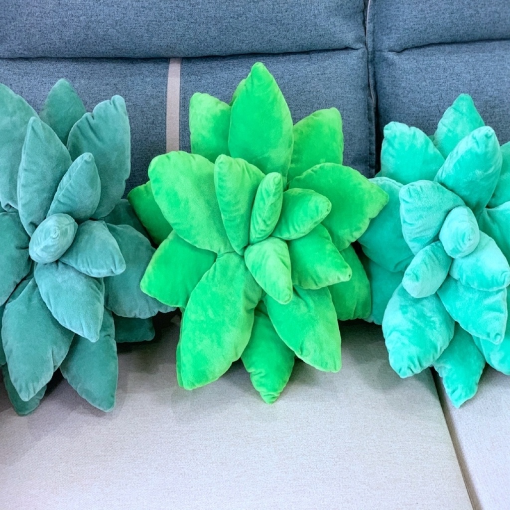 INS Nordic Home Simulation Succulent Pillow Green Bedside Back Cushion/Seat Cushion Birthday Gift for Girls Plush Toy INS Nordic Home Simulation Succulent Pillow Green Bedside Back Cushion/Seat Cushion Birthday Gift for Girls Plush Toy