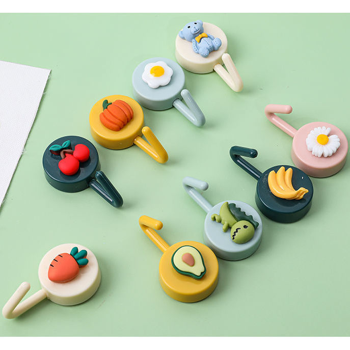 Creative Sticky Hook Nordic Cute Strong Load-Bearing Hook Home Punch-Free Invisible Wall Decorative Dormitory Small Hook Creative Sticky Hook Nordic Cute Strong Load-Bearing Hook Home Punch-Free Invisible Wall Decorative Dormitory Small Hook
