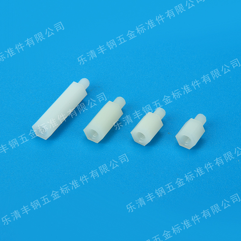 Factory Best-Selling Single-Pass Nylon Hexagon Prism M3 Spacer Pc inside and outside Single-Pass Column Nut Screw Support Stud