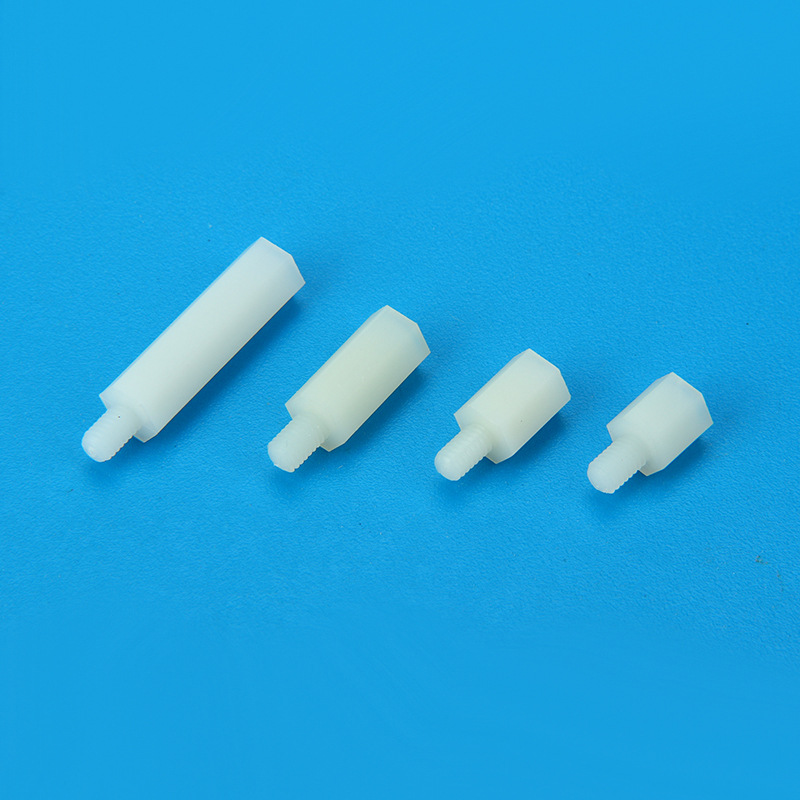 Factory Best-Selling Single-Pass Nylon Hexagon Prism M3 Spacer Pc inside and outside Single-Pass Column Nut Screw Support Stud