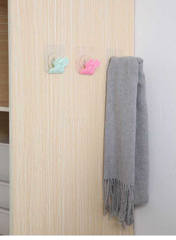 No trace, No hole, Crystal clip, Butterfly hook, Powerful load-bearing Hook, wall-mounted Folder, Bath holder, sticky hook No trace, No hole, Crystal clip, Butterfly hook, Powerful load-bearing Hook, wall-mounted Folder, Bath holder, sticky hook