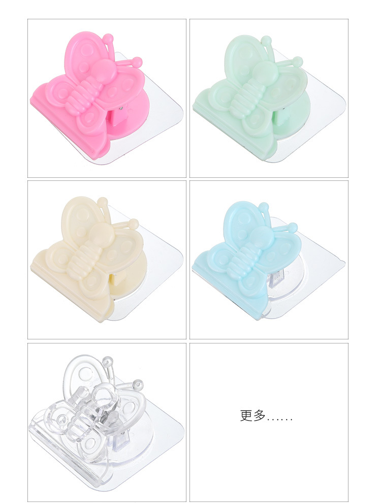 No trace, No hole, Crystal clip, Butterfly hook, Powerful load-bearing Hook, wall-mounted Folder, Bath holder, sticky hook No trace, No hole, Crystal clip, Butterfly hook, Powerful load-bearing Hook, wall-mounted Folder, Bath holder, sticky hook