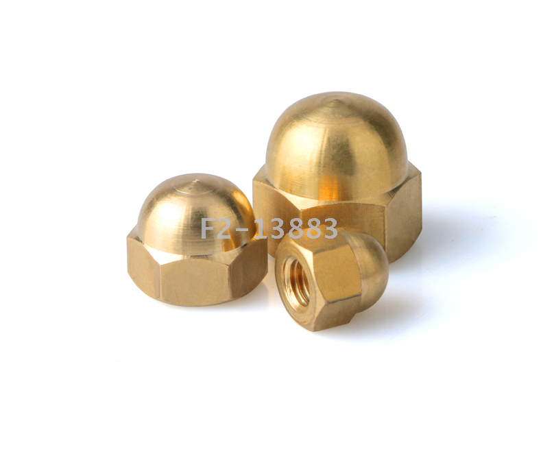 Brass nut cover type decorative nut ball head screw screw screw screw M3M4M5M6M8M10M12