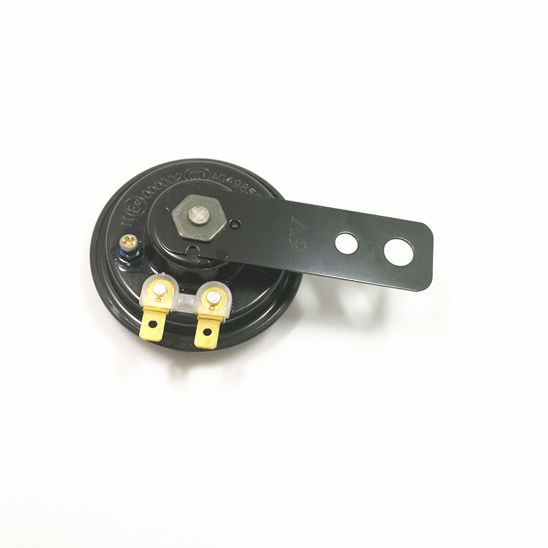 Hot Selling Motorcycle Power Car 6V Electric Horn Small Horn Basin Type Electric Horn Black