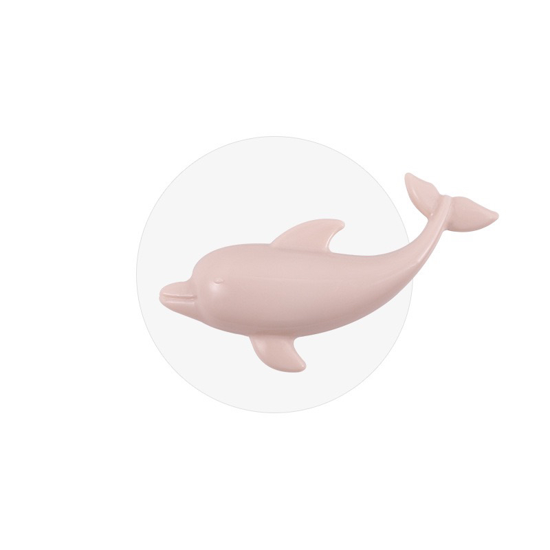 Creative Dolphin Sticky Hook Nordic Style Simple and Seamless Punch-Free Load-Bearing Bathroom Glazed Wall Tile Strong Hook