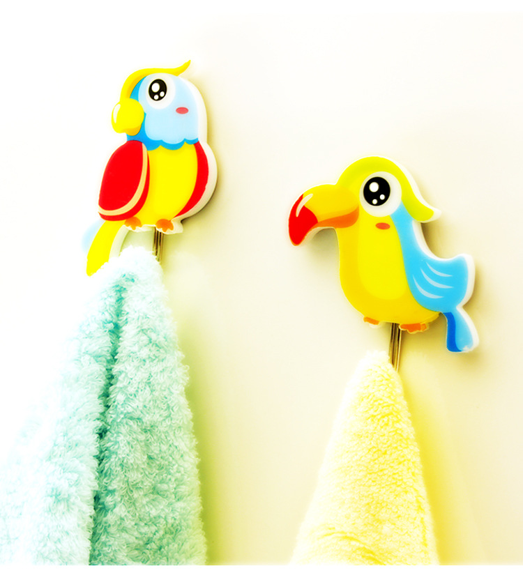 Cartoon strong load-bearing adhesive hook creative hook kitchen bathroom door back wall door ceramic tile adhesive hook Cartoon strong load-bearing adhesive hook creative hook kitchen bathroom door back wall door ceramic tile adhesive hook