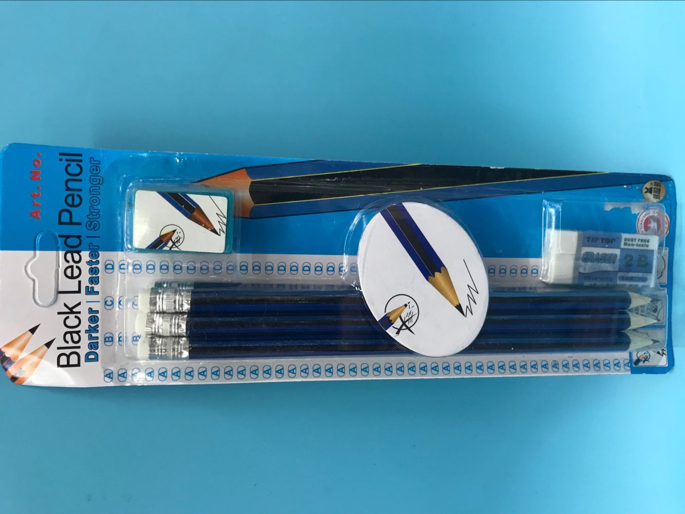 Six pencil eraser stationery Set Children&#039;s stationery school supplies
