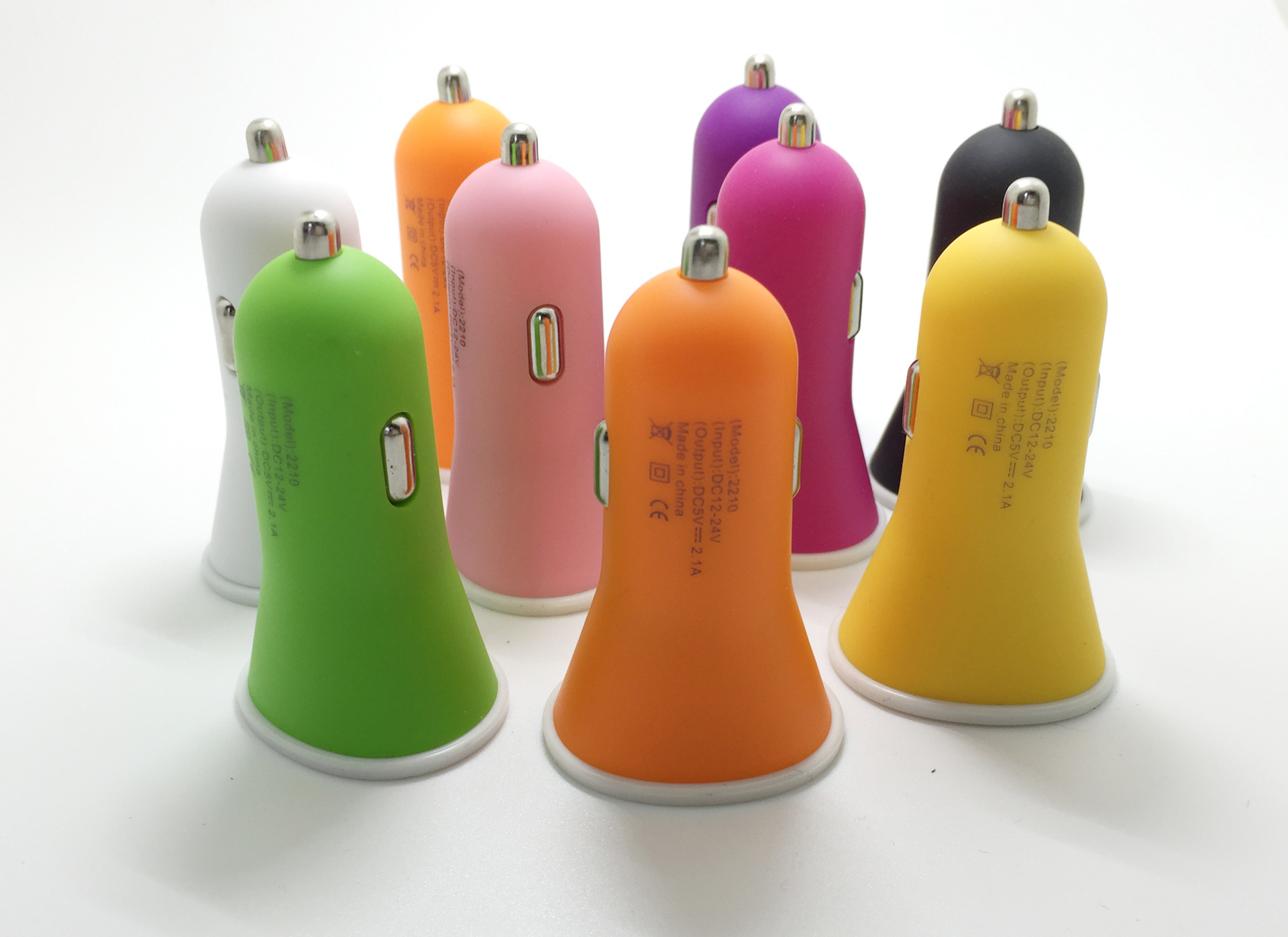 Car charger frosted small horn Car charge phone universal full 1A double ipad Car charge