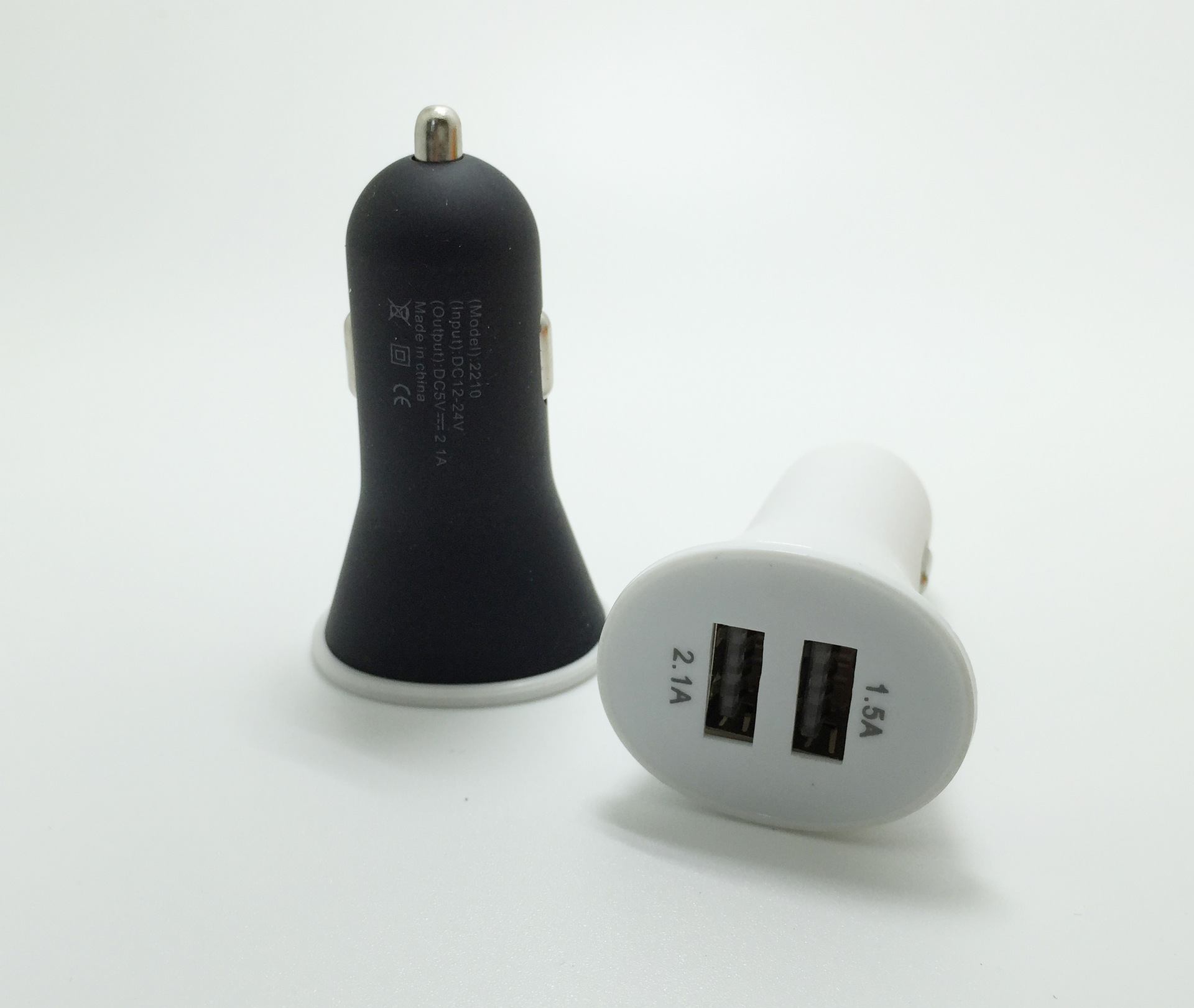Car charger frosted small horn Car charge phone universal full 1A double ipad Car charge