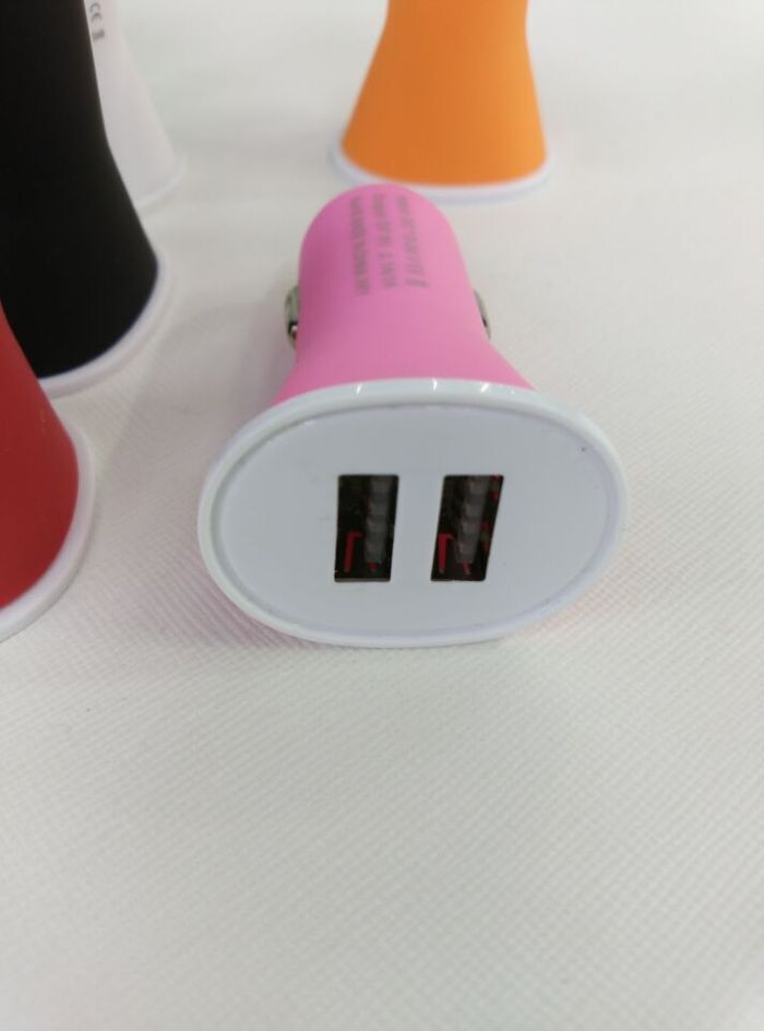 Car charger frosted small horn Car charge phone universal full 1A double ipad Car charge