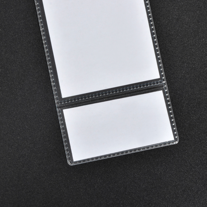 Wholesale PVC ID Card Case Transparent Vertical Badge Soft Film Work Permit Name Tag Card Insert Holder Product Tag
