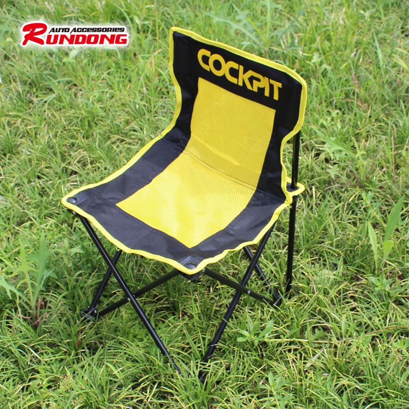 Cockpit Camping Armrest-Free Beach Chair Fishing Chair Outdoor Leisure Folding Chair Load-Bearing Large Support OEM