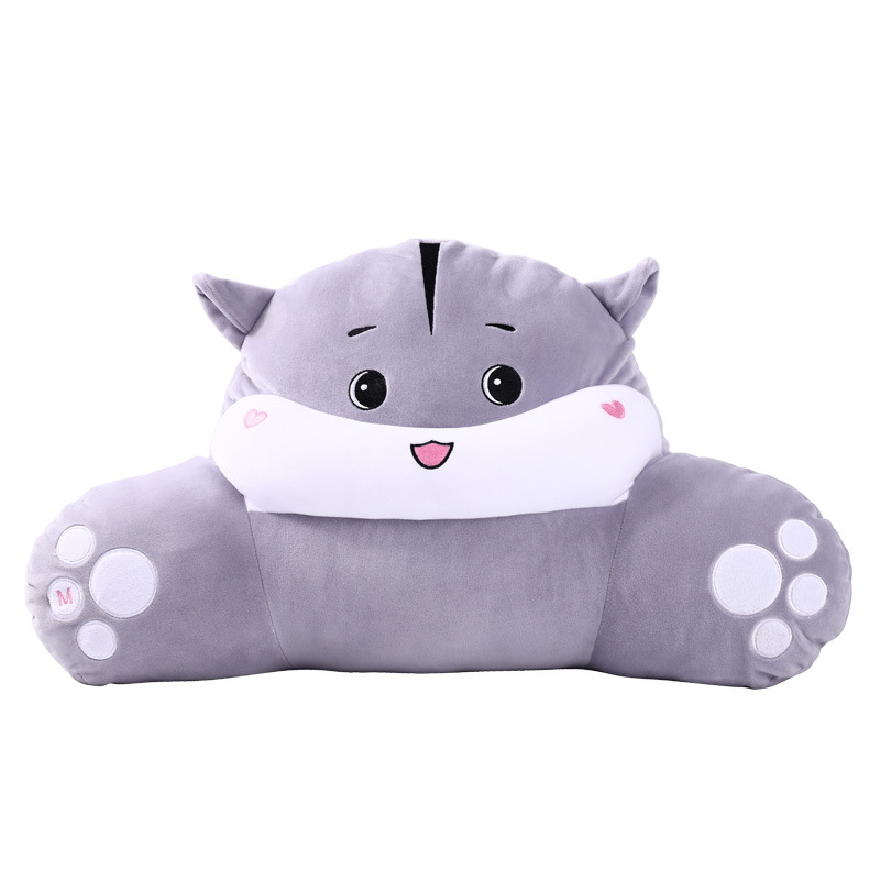 Car Massage Lumbar Support Pillow Waist Support Cushion Lumbar Support Pillow Pad Multifunctional Cushion Pillow Seat Back Car Massager Dual Use in Car and Home