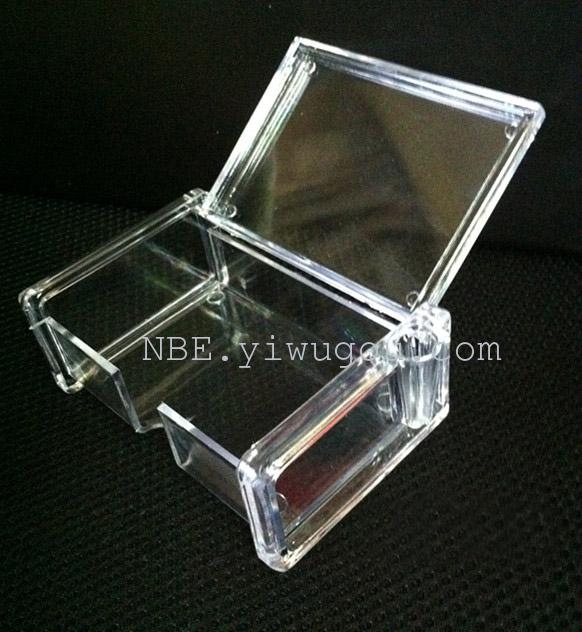 Flip-top business card holder transparent card case card holder organic high-end business card business card holder card