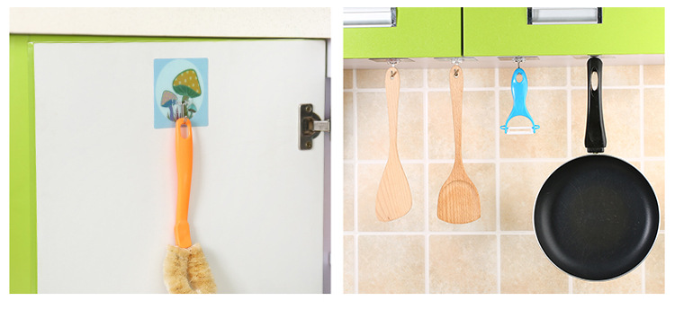 Xinyou Lovely glue hook strong bearing no hole creative glue hook kitchen bathroom wall without trace glue hook Xinyou Lovely glue hook strong bearing no hole creative glue hook kitchen bathroom wall without trace glue hook