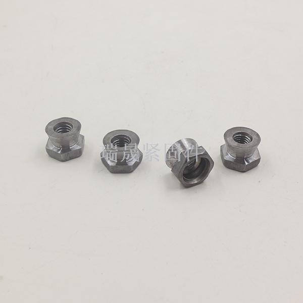 Galvanized fastener nut Dacrolein screw-off type anti-theft nut hexagonal tapered female for electrical installations Galvanized fastener nut Dacrolein screw-off type anti-theft nut hexagonal tapered female for electrical installations