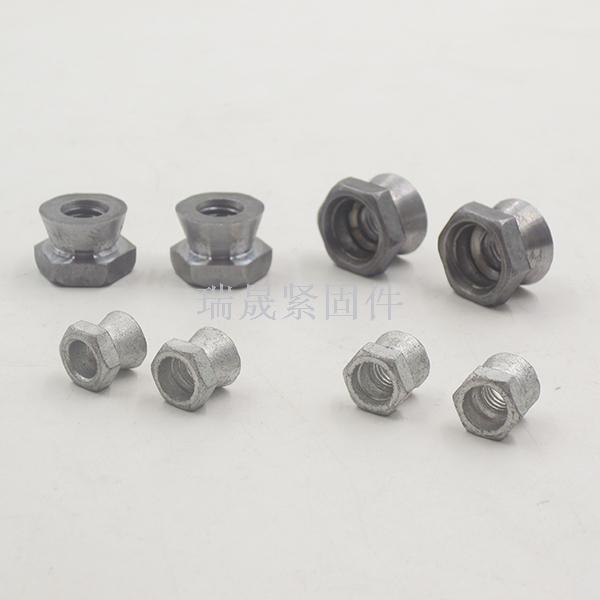 Galvanized fastener nut Dacrolein screw-off type anti-theft nut hexagonal tapered female for electrical installations Galvanized fastener nut Dacrolein screw-off type anti-theft nut hexagonal tapered female for electrical installations
