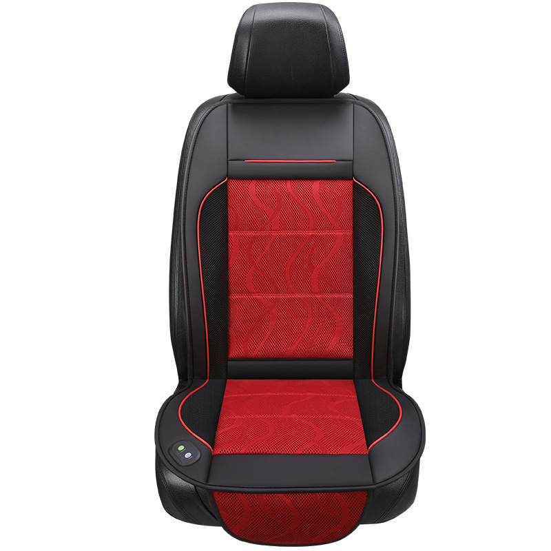 Summer Car Ventilation Cushion Refrigeration Seat Cushion Summer Blowing Breathable Heat Dissipation Cool Pad Truck Back Strap Fan