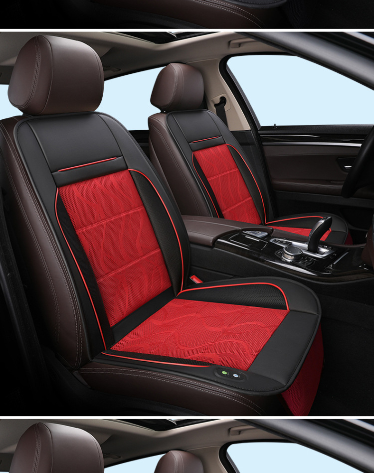Summer Car Ventilation Cushion Refrigeration Seat Cushion Summer Blowing Breathable Heat Dissipation Cool Pad Truck Back Strap Fan Summer Car Ventilation Cushion Refrigeration Seat Cushion Summer Blowing Breathable Heat Dissipation Cool Pad Truck Back Strap Fan