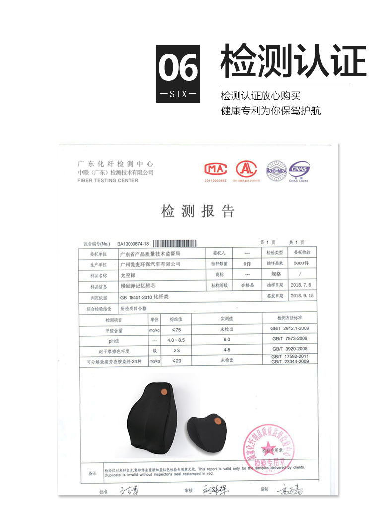 Support Waist Support Car Seat Back Cushion Memory Foam Waist Support Waist Cushion Four Seasons Sponge Waist Pillow