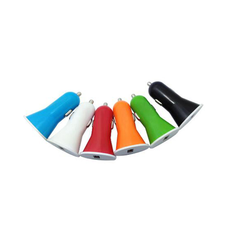 New Small Horn Car Charger 5v2a Mini Smart USB Car Charger Cellphone Car Car Charger Electrical Appliances Wholesale