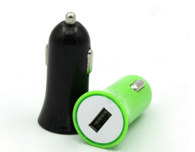 New Small Horn Car Charger 5v2a Mini Smart USB Car Charger Cellphone Car Car Charger Electrical Appliances Wholesale