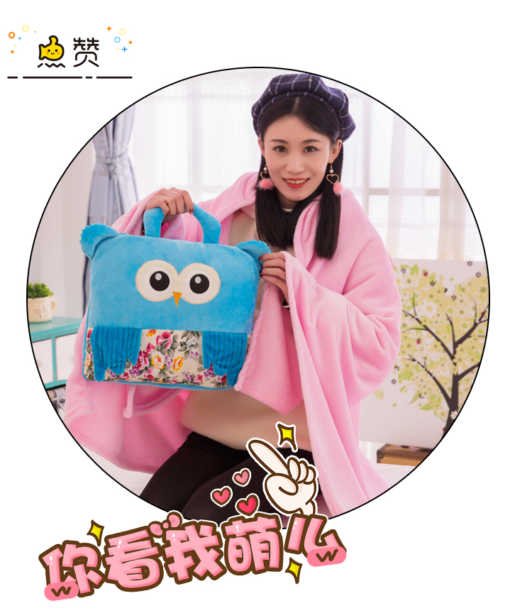 Customized Cartoon Summer Blanket Airable Cover Flannel Back Seat Cushion Dual Purpose Throw Pillow Quilt Customized Cartoon Summer Blanket Airable Cover Flannel Back Seat Cushion Dual Purpose Throw Pillow Quilt