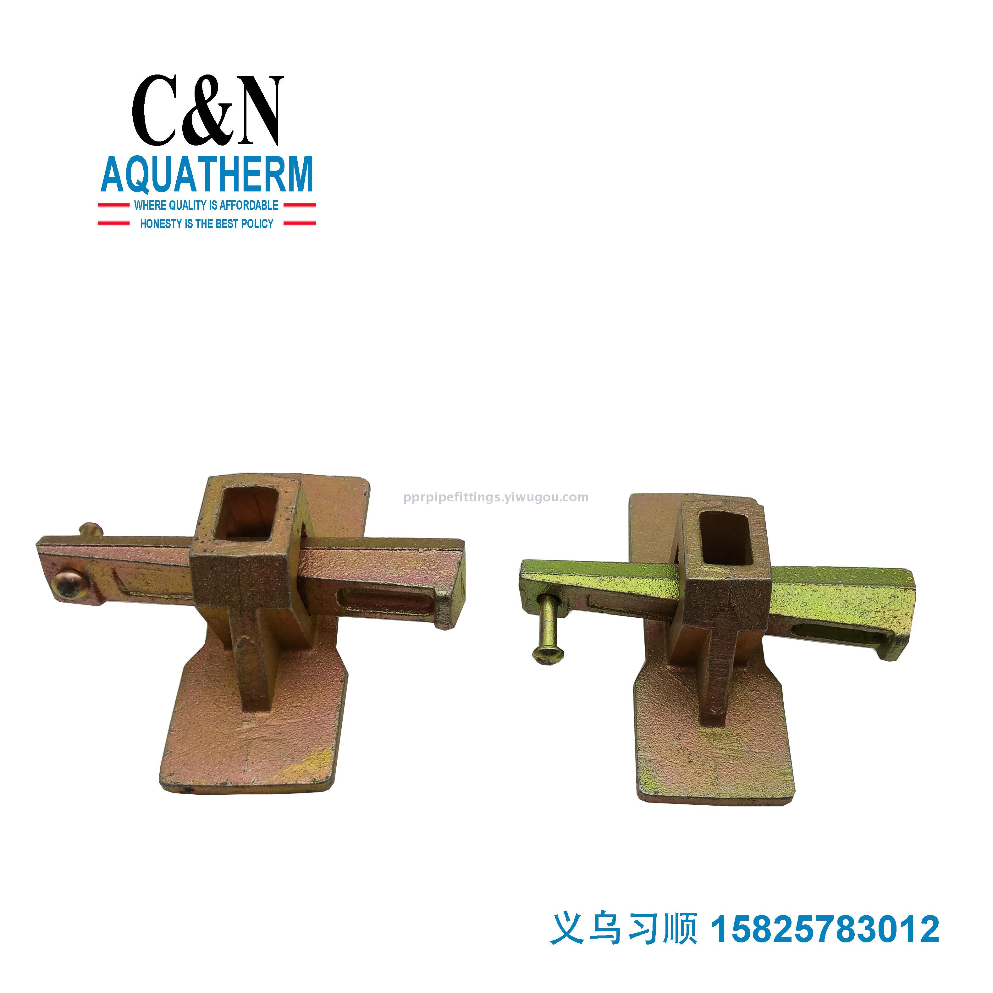 Ductile casting nut joint sealing screw wall embedded formwork accessories