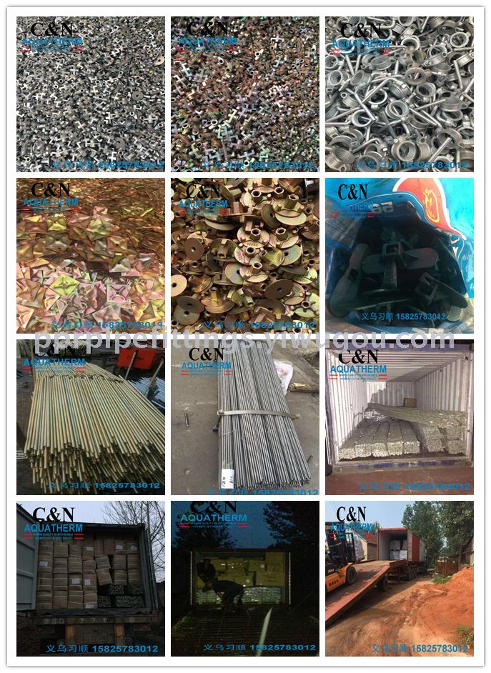 Ductile casting nut joint sealing screw wall embedded formwork accessories