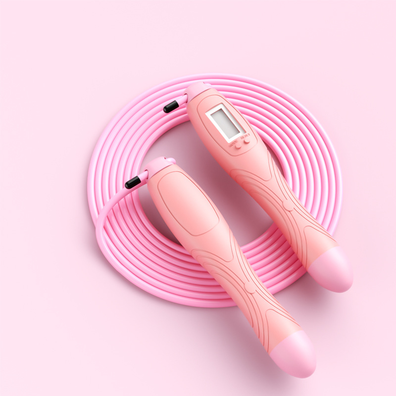High School Entrance Examination Skipping Rope With Counter Weight-Bearing Steel Wire Fitness Sports Skipping Rope Amazon Cross-Border Racing Fitness Cordless Skipping Rope