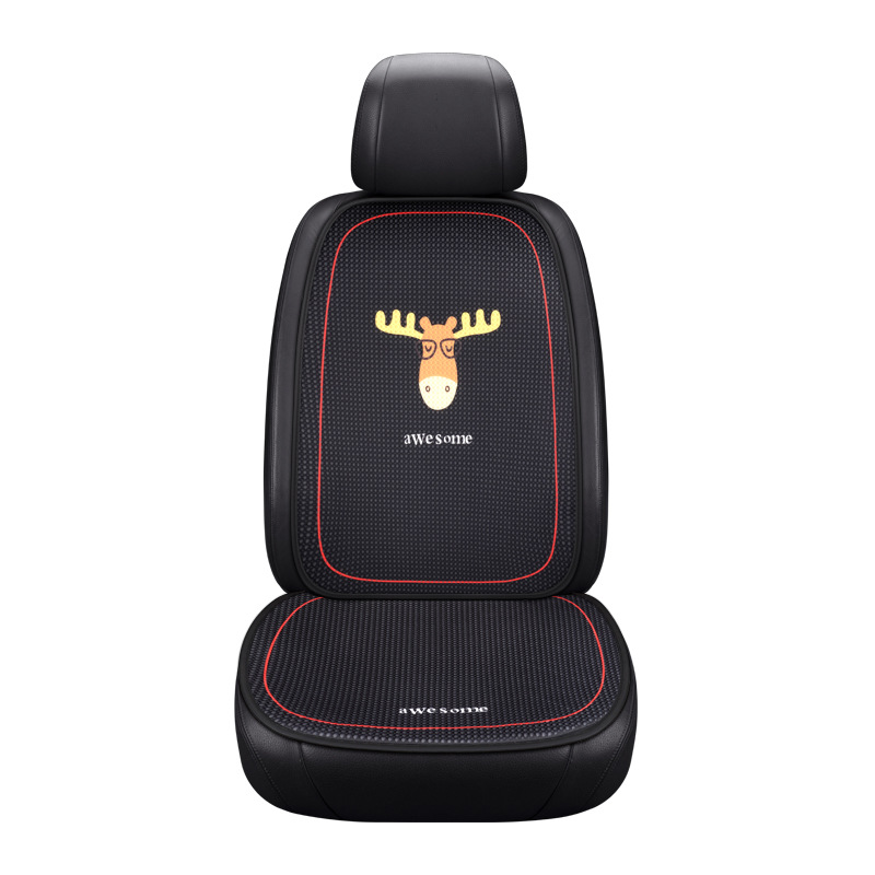 Car Seat Cushion Four Seasons Universal Single-Piece Mesh Three-Piece Set Car Seat Back Seat Cushion Support Customization One Piece Dropshipping