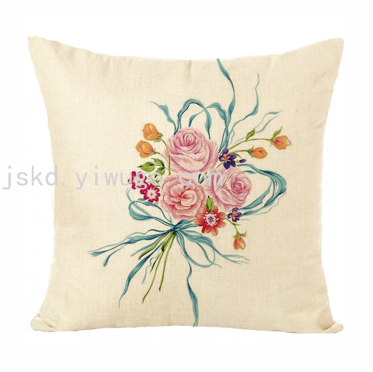 New Plain Linen Printed Pillowcase Sample Room Decoration Pillow Sofa Office Cushion Back Seat Cushion New Plain Linen Printed Pillowcase Sample Room Decoration Pillow Sofa Office Cushion Back Seat Cushion