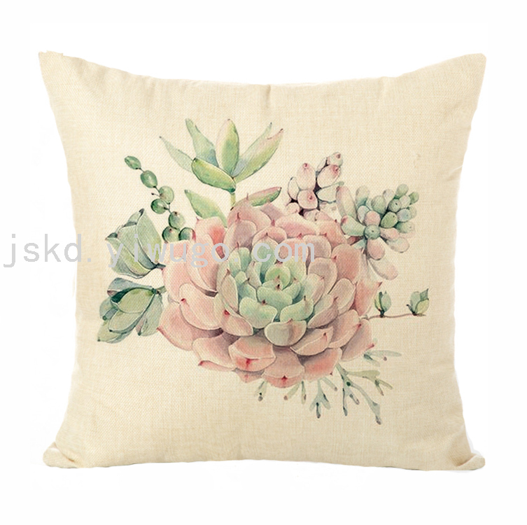 New Plain Linen Printed Pillowcase Sample Room Decoration Pillow Sofa Office Cushion Back Seat Cushion New Plain Linen Printed Pillowcase Sample Room Decoration Pillow Sofa Office Cushion Back Seat Cushion